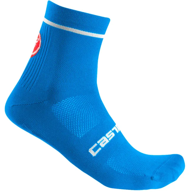 Castelli - sosete ciclism - Entrata 9 Sock - albastru azzurro