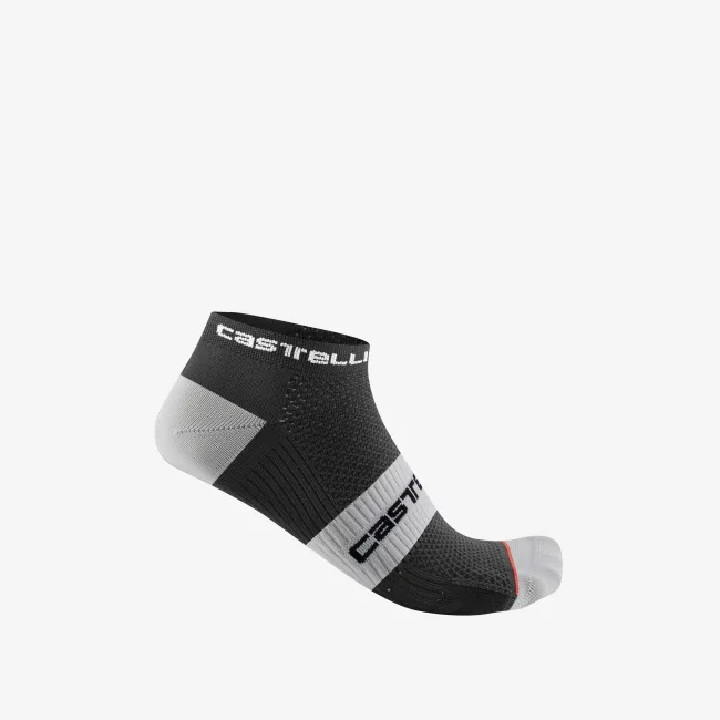 Castelli - sosete ciclism - Lowboy 2 Sock - negru | alb