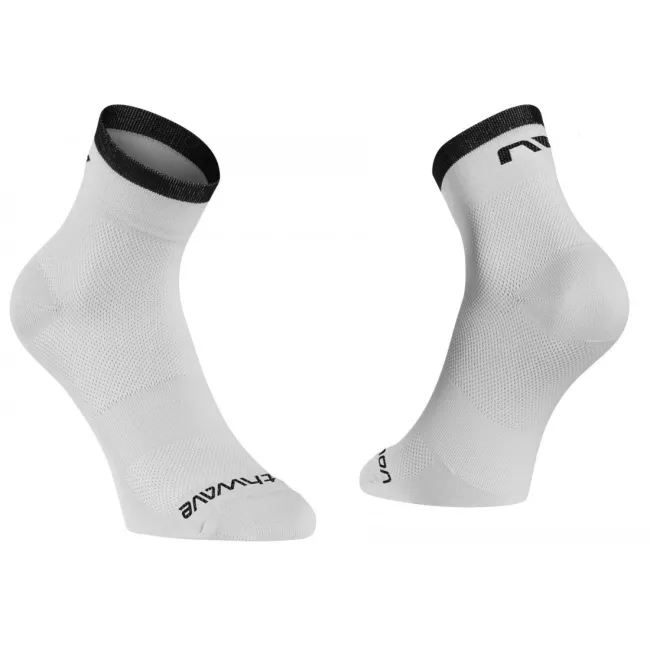Northwave - sosete ciclism - Origin Sock - White | Black