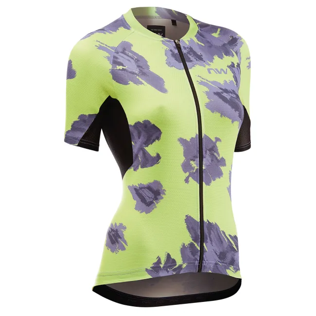 Northwave - tricou ciclism maneca scurta - Force EVO Woman Jersey Short Sleeve - Cool Matcha | Dark Purple