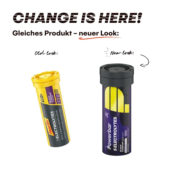 Powerbar - pastile efervescente hidratare si mineralizare 5 Electrolytes, aroma coacaze negre - cutie 10x 4.2g