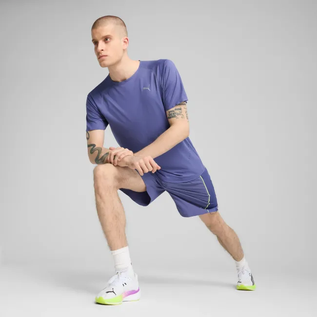 Puma - tricou tehnic - Run Cloudspun Tee - Blue Crystal