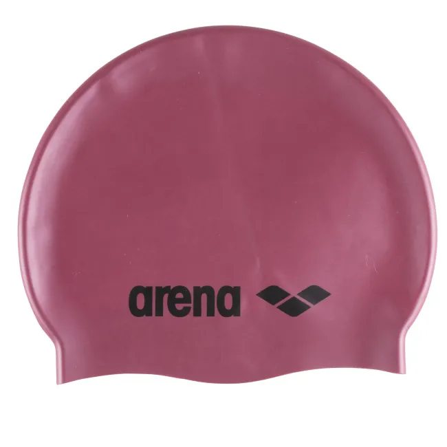 Arena - casca inot silicon - Classic - Rosu | Fandango | Negru