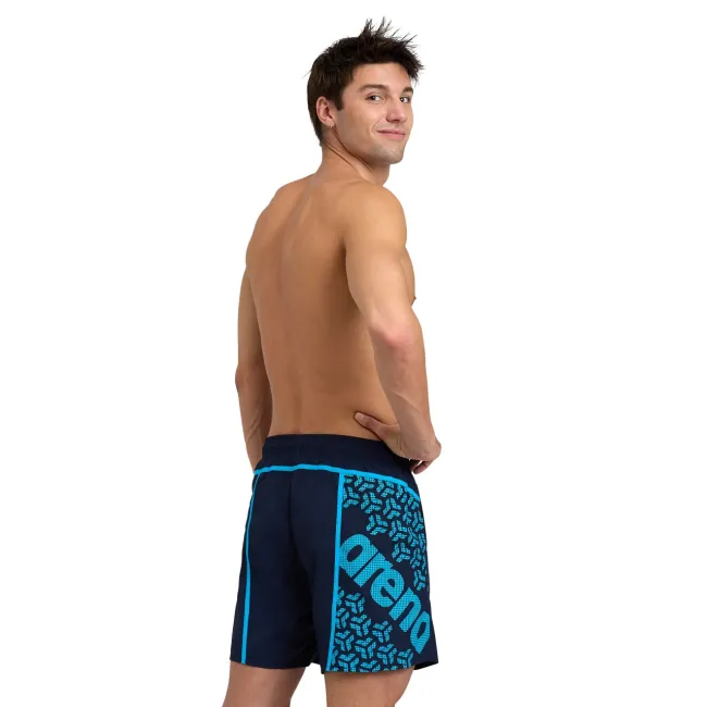 Arena - sort inot barbati - Profile Beach - Navy I Turquoise