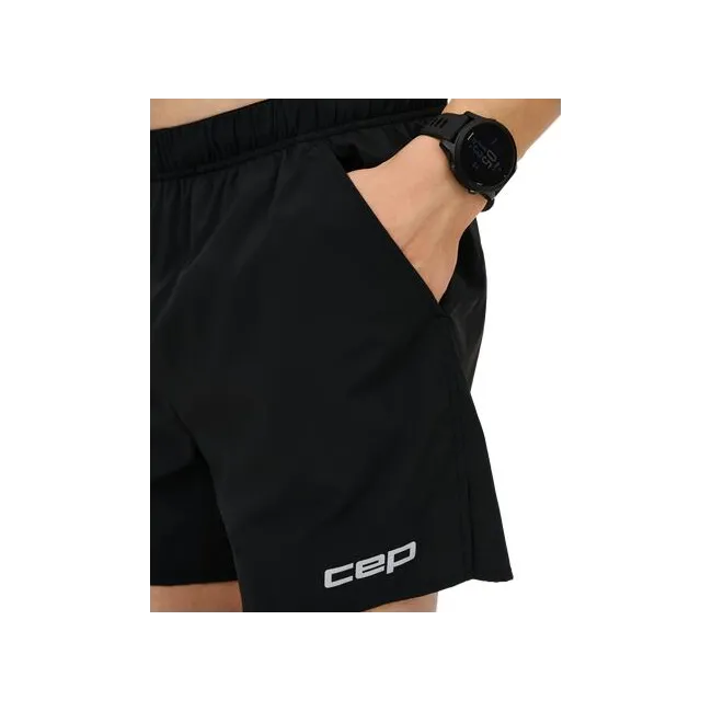 CEP - pantaloni scurti - run shorts loose fit - black
