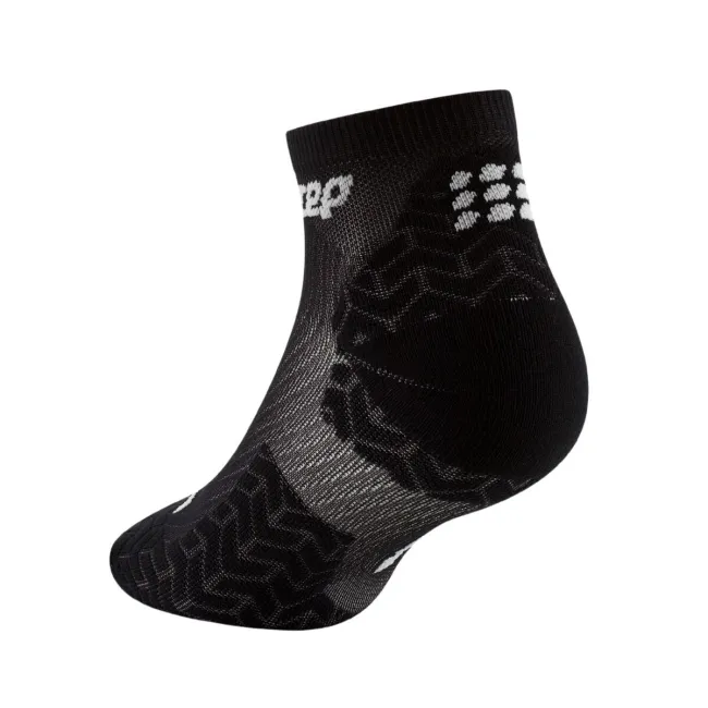CEP - sosete compresie peste glezna - ultralight socks low cut v3 - black | white shadow