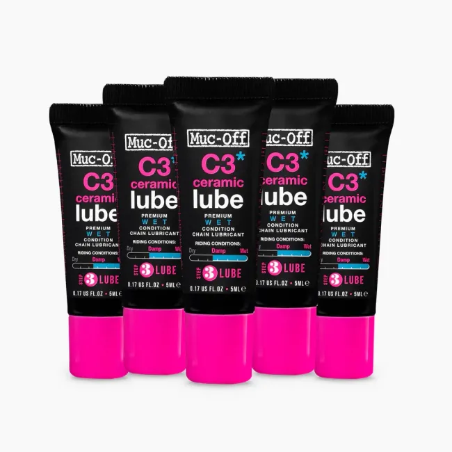 Muc-Off - lubrifiant lant bicicleta C3 Ceramic Wet Lube - mini doza 5ml