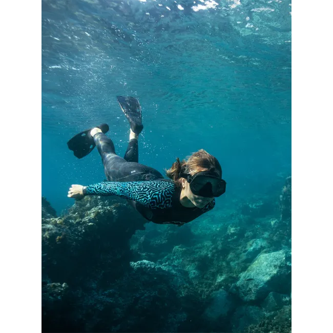 Orca - costum neopren pentru femei Freedive Mantra 1 P wetsuit - negru albastru