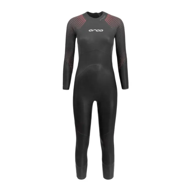 Orca - costum neopren triatlon pentru femei Athlex Float wetsuit with High Buoyancy - negru rosu plutitor