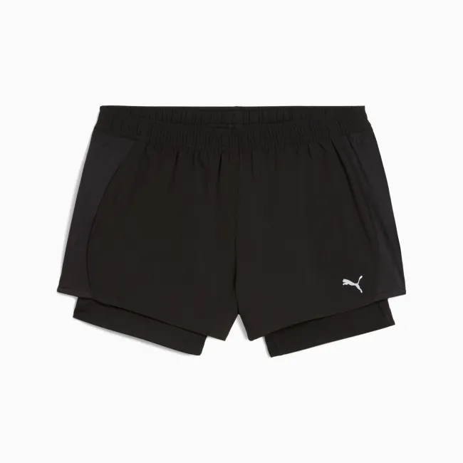 Puma - pantaloni scurti - Run Velocity 2In1 3" Short W - Negru