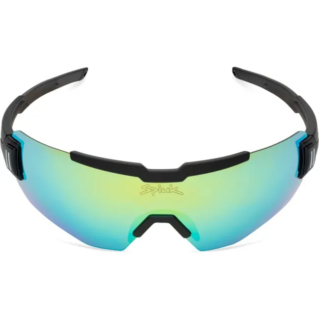 Spiuk - ochelari soare sport - Profit - rama neagra - lentila oglinda galbena cat. 3 + lentila transparenta