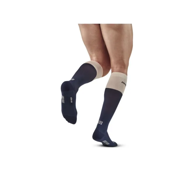 CEP - sosete compresie inalte - Bloom Socks Running tall - Blue