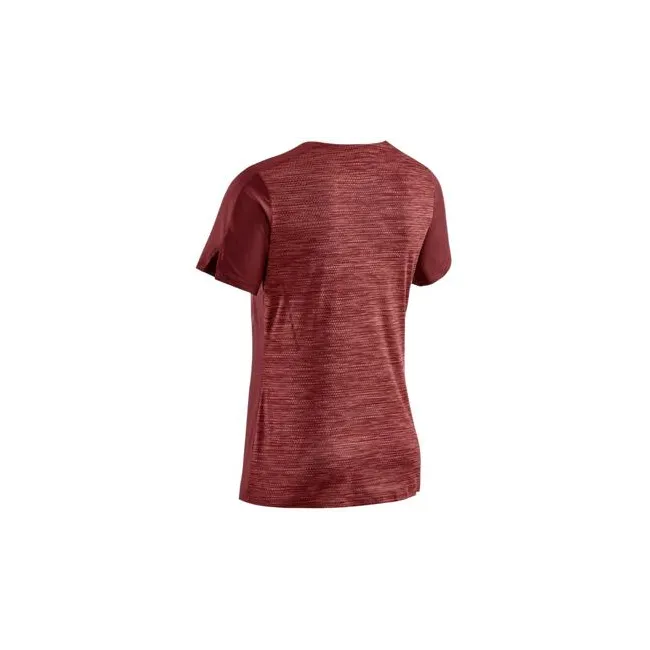 CEP - tricou tehnic - run shirt short sleeve W - dark red