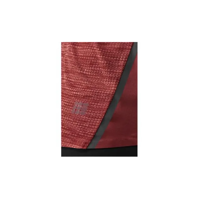 CEP - tricou tehnic - run shirt short sleeve W - dark red
