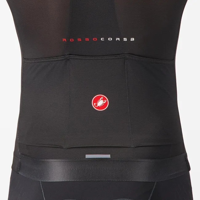 Castelli - tricou ciclism maneca scurta race fit - Aero Race 8S Jersey - 18-36 gr C - negru