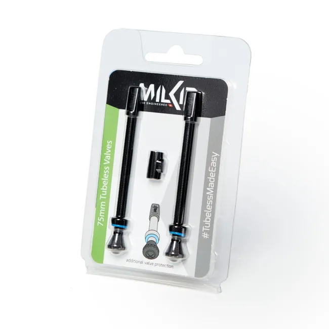 Milkit - set valve tubeless, presta 75mm
