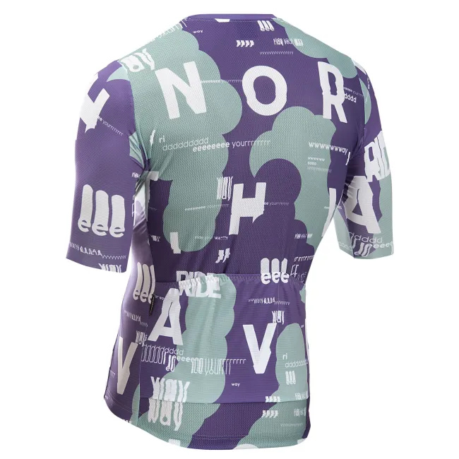 Northwave - tricou ciclism maneca scurta - Blade Type Jersey Short Sleeve - Sage | Dark Purple