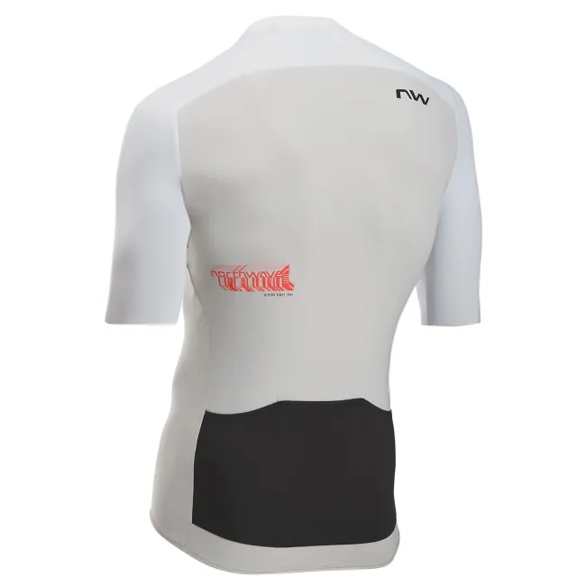 Northwave - tricou ciclism maneca scurta - Essence EVO Jersey Short Sleeve - Light Grey | White