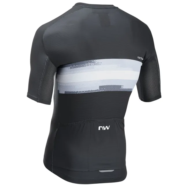 Northwave - tricou ciclism maneca scurta - Force EVO Jersey Short Sleeve - Black | White