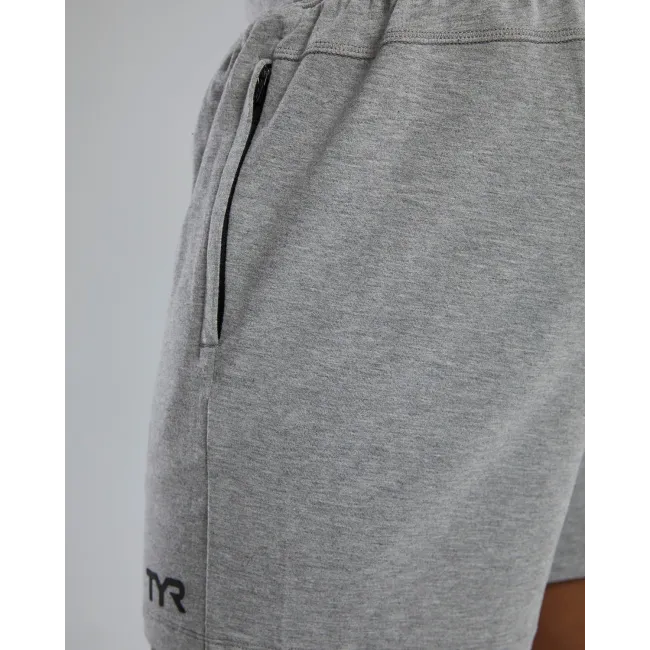 TYR - pantaloni scurti - UltraSoft Men's Midweight Terry A.M. Shorts - Light Heather Grey