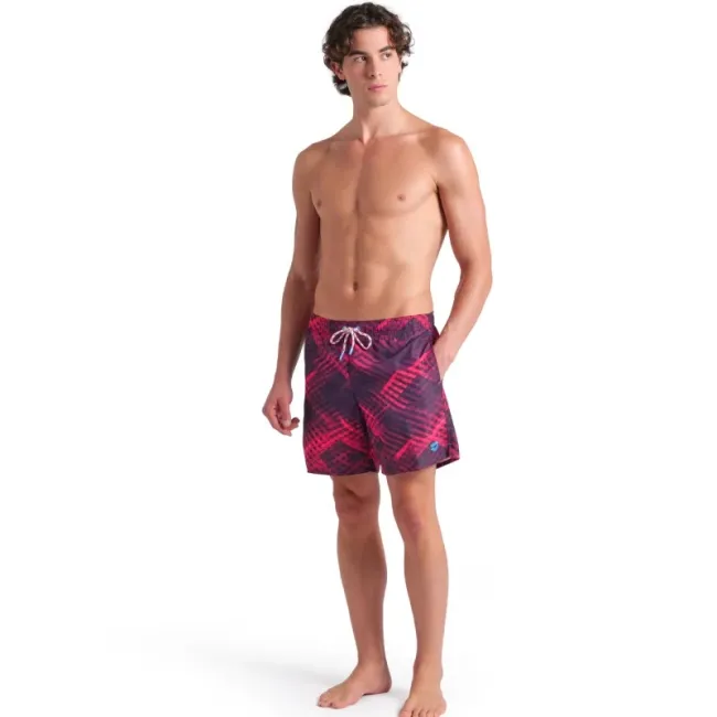 Arena - sort inot barbati - Print Beach Short - Dark I Purple I Multi