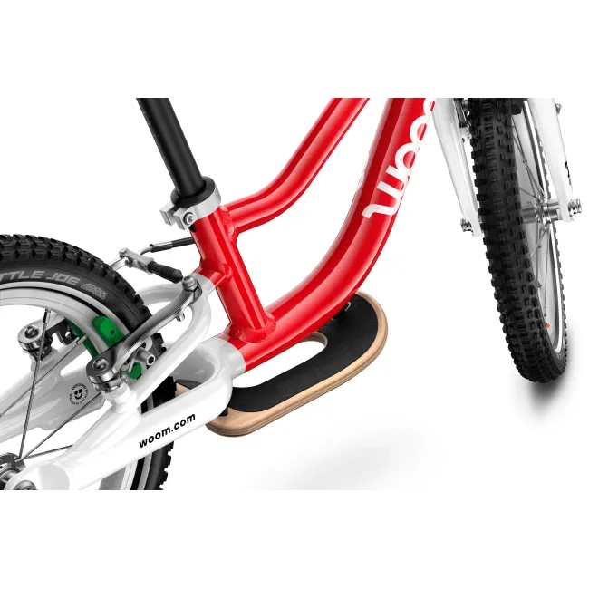 Bicicleta copii Woom 1 Go Plus cu roti 14" rosu Woom Red