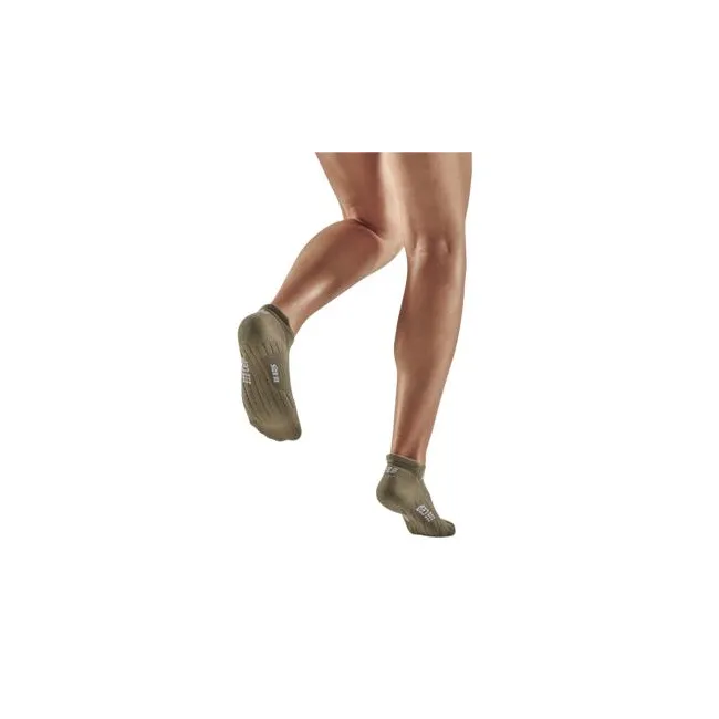 CEP - sosete compresie sub glezna - the run socks no show v4 - olive