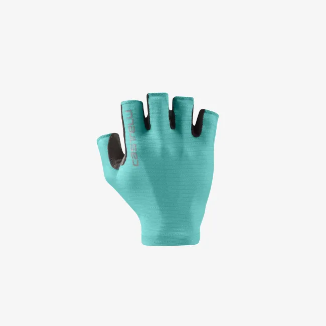 Castelli - manusi ciclism degete scurte - Espresso W Glove - albastru deschis