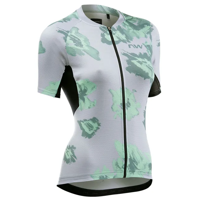 Northwave - tricou ciclism maneca scurta - Force EVO Woman Jersey Short Sleeve - Light Grey | Sage