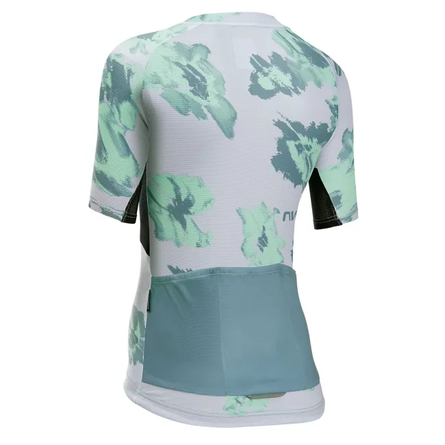 Northwave - tricou ciclism maneca scurta - Force EVO Woman Jersey Short Sleeve - Light Grey | Sage