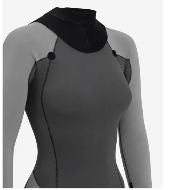 Orca - costum neopren pentru femei Freedive Zen 1 P wetsuit - negru gri alb