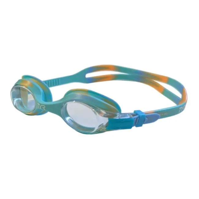 TYR - ochelari inot copii - Swimple Google Tie Dye - Albastru | portocaliu