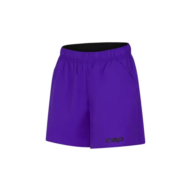 CEP - pantaloni scurti - run shorts loose fit W - purple