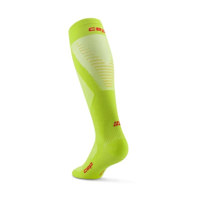 CEP - sosete compresie inalte - pro run ultralight socks tall - lime
