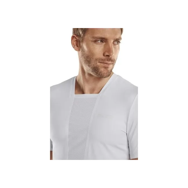CEP - tricou tehnic femei - the run shirt short sleeve v4 - white