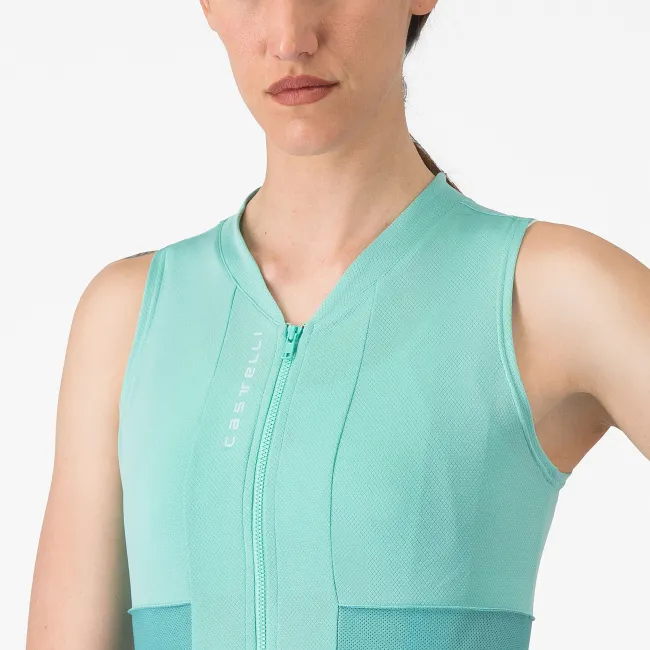 Castelli - maiou ciclism - Anima 4 Sleeveless - 20-35 gr C - albastru deschis