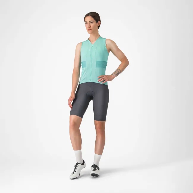 Castelli - maiou ciclism - Anima 4 Sleeveless - 20-35 gr C - albastru deschis