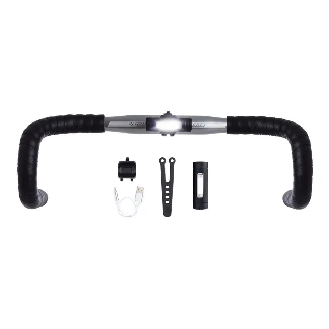 Fabric Lumina fata bicicleta (far fata) FL30, USB, 1 LED - negru