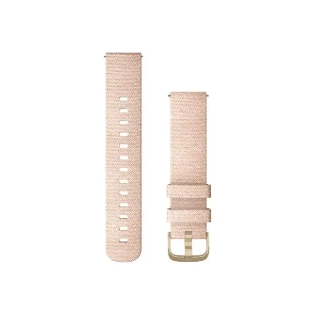 Garmin - curea nailon - Quick Release 20 - Blush Pink I Light Gold