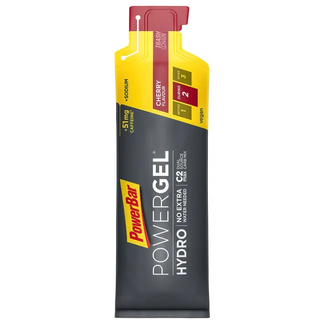 Powerbar - gel izotonic energizant cu aroma de cirese - Powergel Hydro 67ml cu cofeină