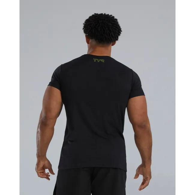 TYR - tricou casual - Graphic Tee - negru I lime