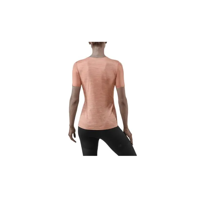 CEP - tricou tehnic - run shirt short sleeve W - rose