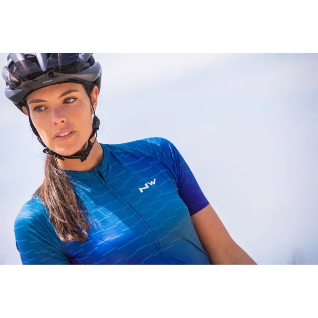Northwave - tricou pentru ciclism cu maneca scurta pentru femei Blade Women Jersey - albastru inchis