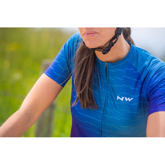 Northwave - tricou pentru ciclism cu maneca scurta pentru femei Blade Women Jersey - albastru inchis