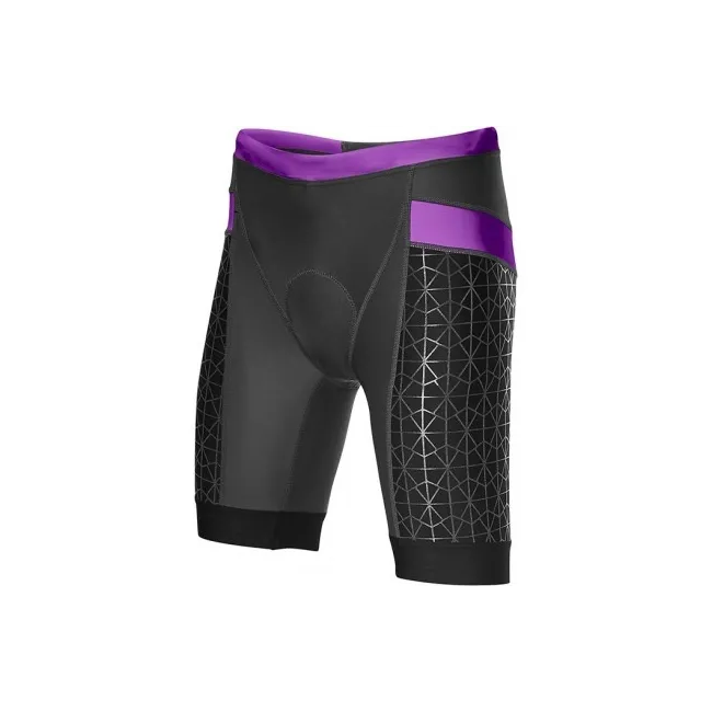 TYR - FEMALE 6IN COMP TRI SHORT - Negru Mov