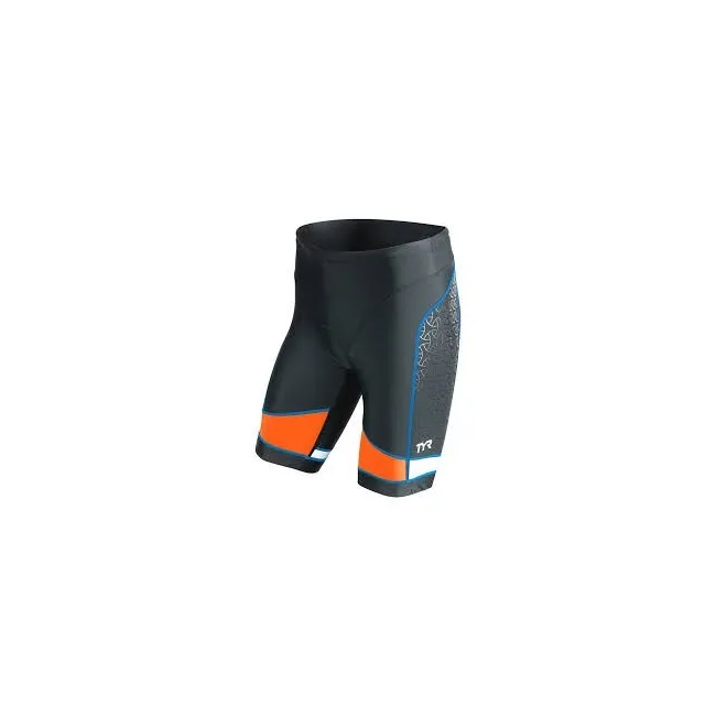 TYR - short triatlon - TriShort Competitor 7" - negru portocaliu albastru