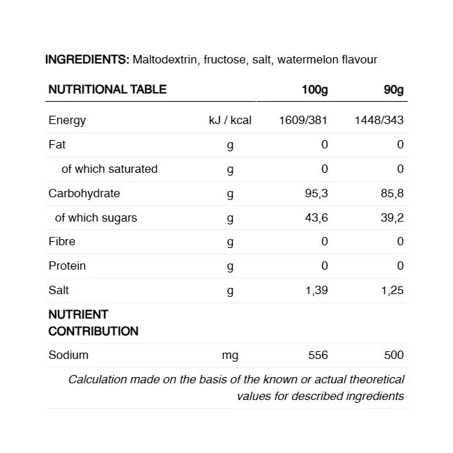 226ers - bautura - High Fructose Energy Drink - Monodosis - Soft Watermelon - 90gr