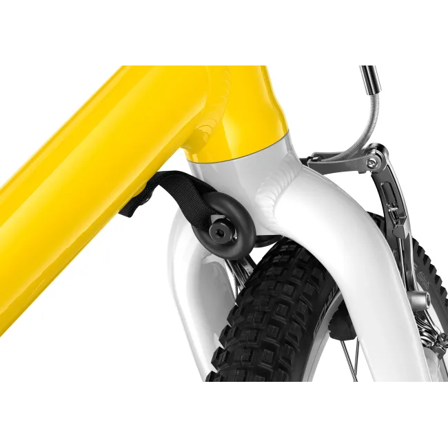 Bicicleta copii Woom 1 Go Plus cu roti 14" galben Vibrant Yellow