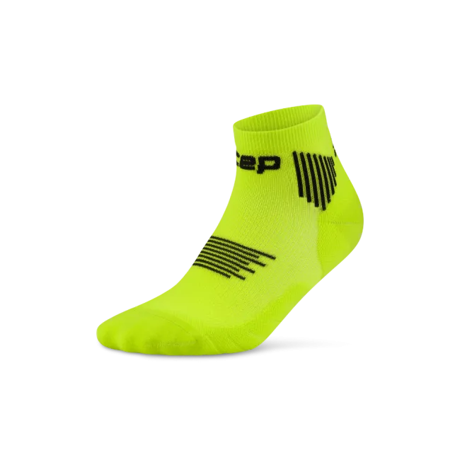 CEP - sosete compresie peste glezna - core run low cut 5.0 - lime I black