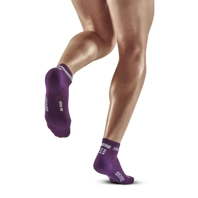 CEP - sosete compresie peste glezna - the run socks low cut v4 - violet